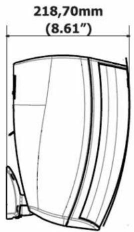 218,70mm (8.61")