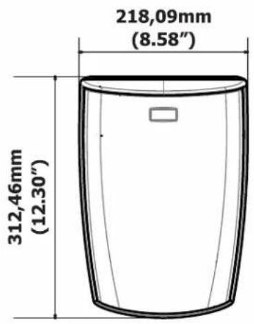 218,09mm (8.58") 312,46mm (12.30")