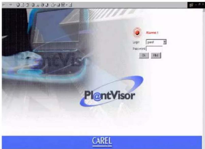 Alumis 1 Login guest Pass word: Ok Fbd PlantVisor CAREL