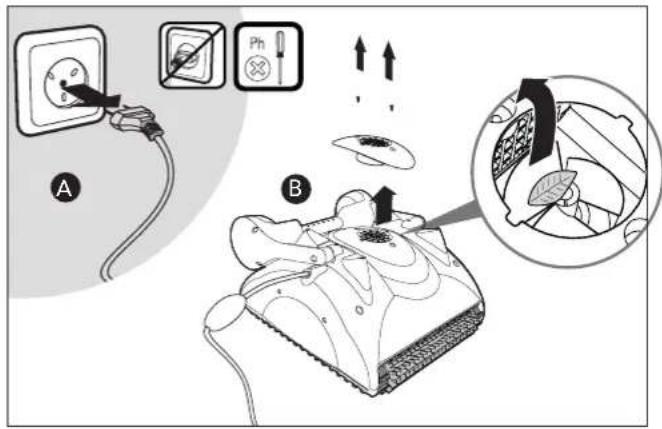 MAYTRONICS Eclipse - Cleaning the impeller - 1