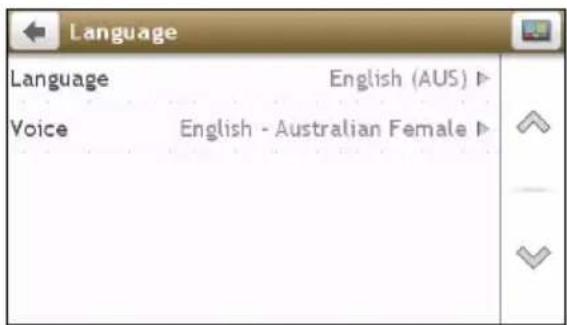 Language Language English (AUS) Voice English - Australian Female