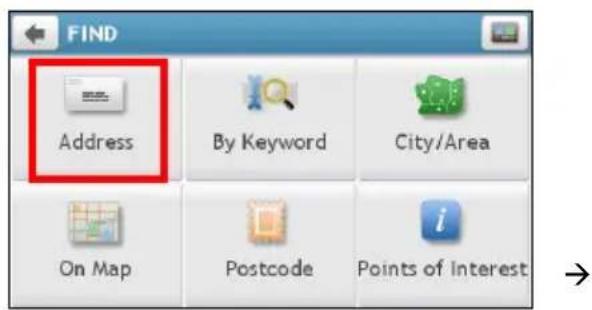 FIND Address By Keyword City/Area On Map Postcode Points of Interest