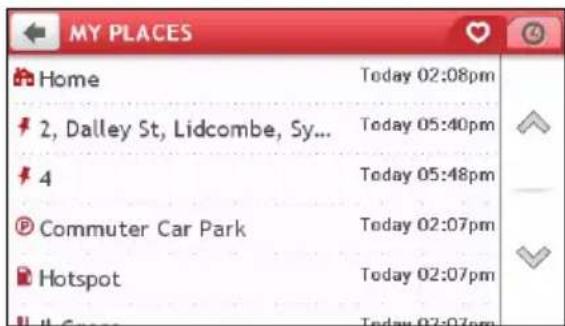 MY PLACES Home Today 02:08pm 2, Dalley St, Lidcombe, Sy... Today 05:40pm 4 Today 05:48pm Commuter Car Park Today 02:07pm Hotspot Today 02:07pm