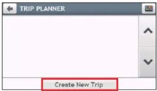 TRIP PLANNER Create New Trip