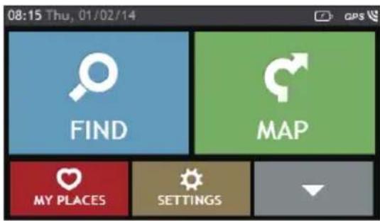 08:15 Thu, 01/02/14 FIND MAP MY PLACES SETTINGS