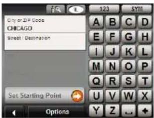 NAVIGON 5100 - Alphabetic keyboard - 1