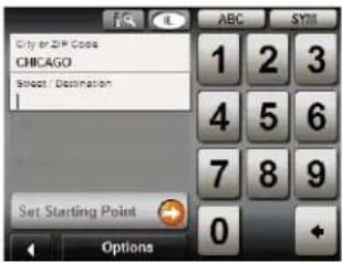 NAVIGON 5100 - Numeric keyboard - 1
