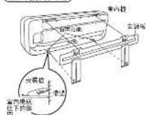 MITSUBISHI SRK25QE3 - 室內機的固定 - 1