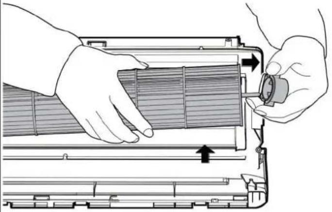 SAMSUNG AR09AGHQAWKNST - Fan motor and fan - 2