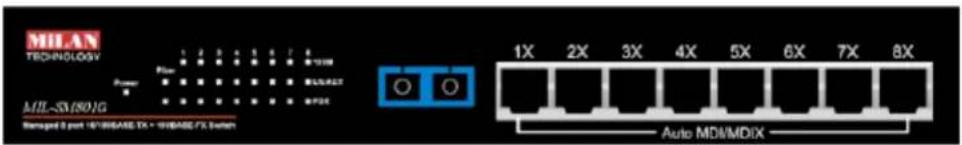 Milan MIL-SM800P - Front Panel - 3