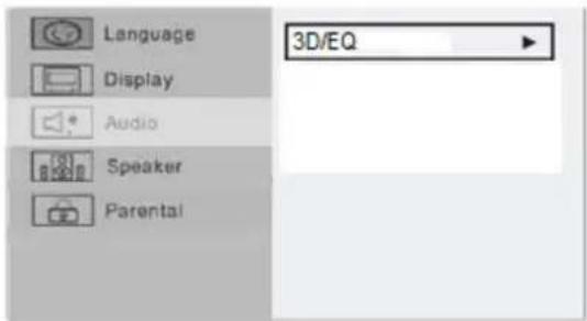 Lenoxx DVD3460N - Speaker setup page - 1