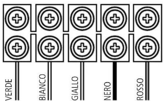 VERDE BIANCO GIALLO NERO ROSSO