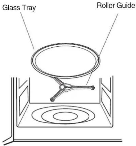 Glass Tray Roller Guide