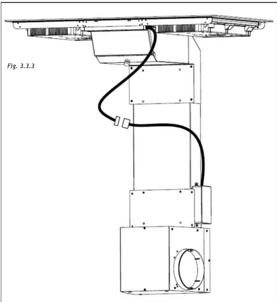 Artusi AID864DD - Aspirator connection procedure: - 1