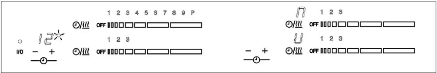 1 2 3 4 5 6 7 8 9 P OFF OFF 1 2 3 OFF OFF - + - + 1 2 3 OFF OFF