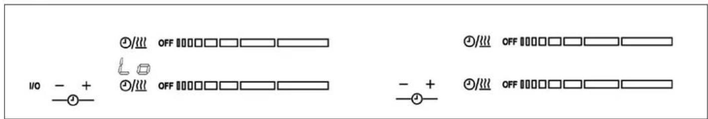 Artusi AID864DD - IV.2.b SWITCH ON/OFF THE COOKTOP - 4