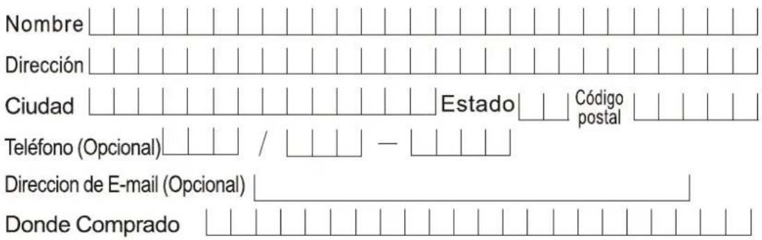 Keystone KSTAT08-1C - Tarjeta de Registracion de Producto - 1