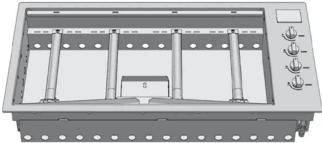 Artusi ABBQM2 - - To remove the drip pan - 1