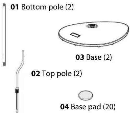 INSIGNIA NS-SPST2B - Parts - 1
