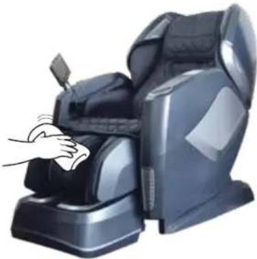 Osaki Pro Maestro 2.0 - Wipe the synthetic leather with a soft dry cloth. - 3