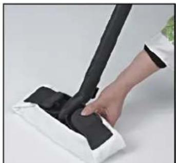 Airflo AFS518 - Cleaning floors and carpets with the cleaning cloth - 4