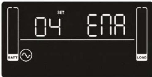 SET 04 ENR BATT LOAD