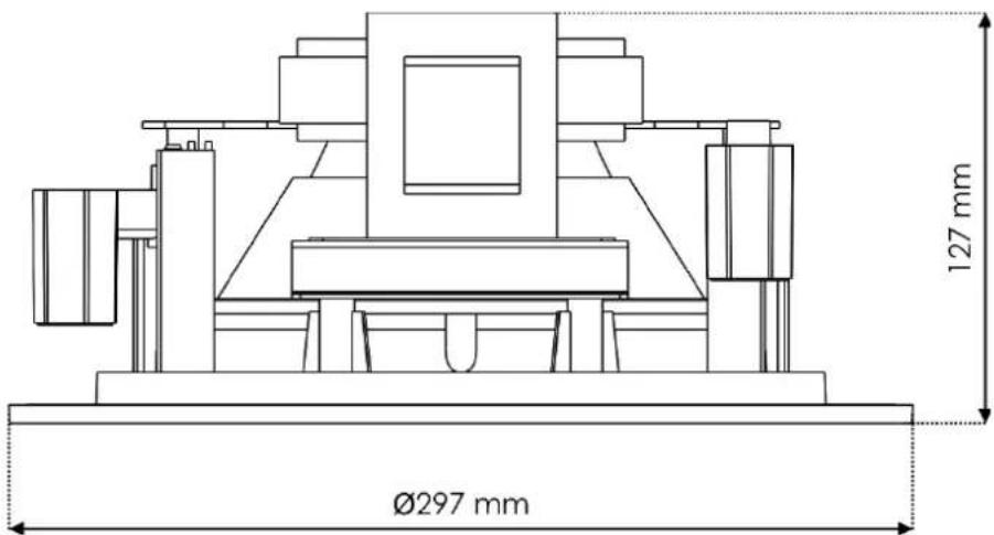 Ø297 mm 127 mm