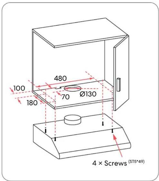 Sôlt GGSRHF600W - Wall Mounting Installation - 1