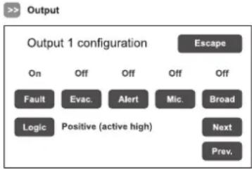 FBT VAIE 7500 - set> RACK CONFIG. Rack configuration - 7