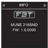 FBT MUSE 218 SND - INFO - 1