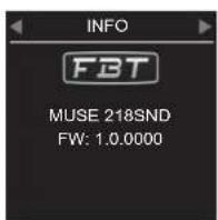 FBT MUSE 218 SND - INFO - 1