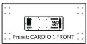 Preset: CARDIO 1 FRONT