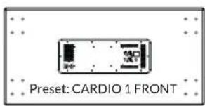 Preset: CARDIO 1 FRONT