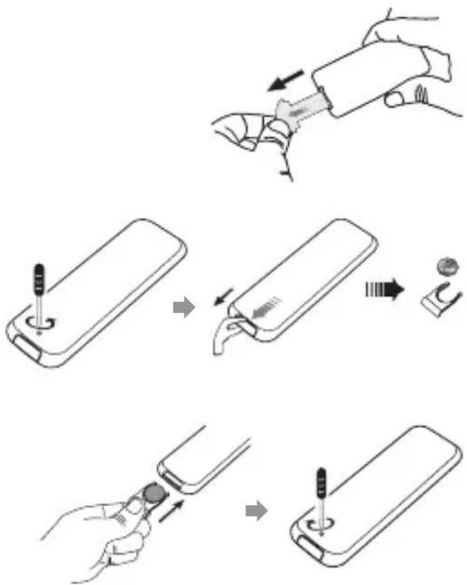 Diagram illustrating the step-by-step installation of a handheld device, showing hand positioning and adjustment of the component.