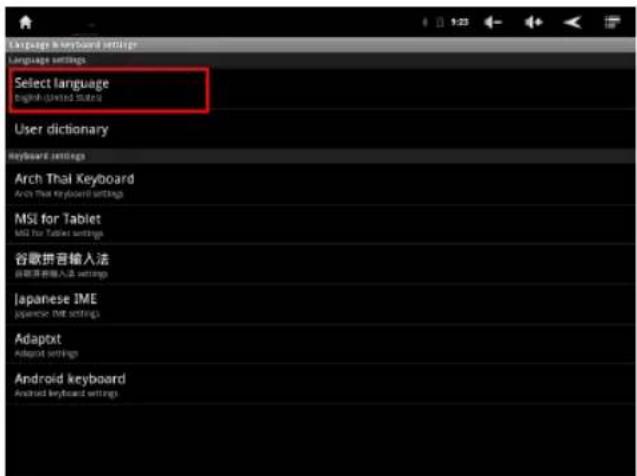 MSI WindPad Enjoy 10 Plus - Language & Keyboard Settings - 2