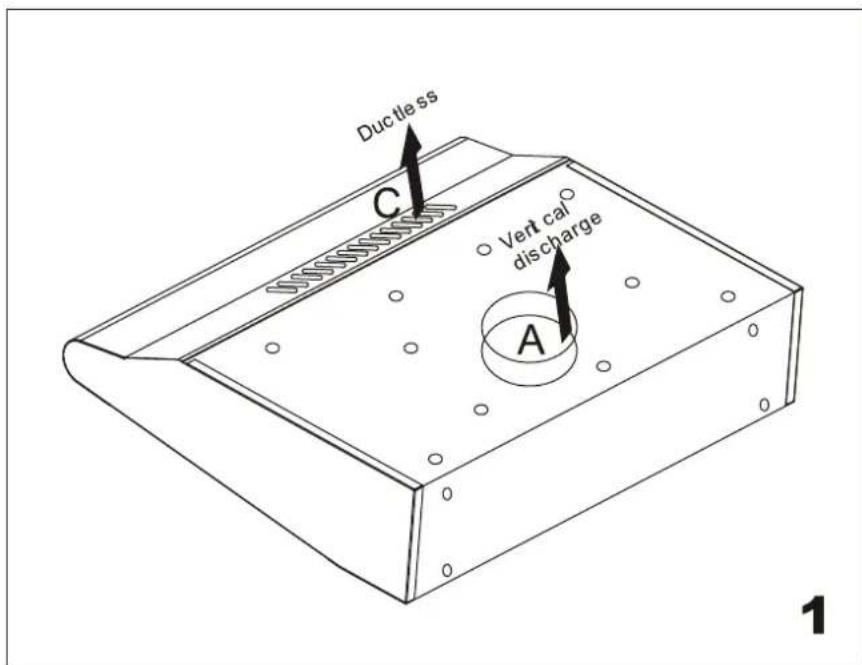 Ductless C Vent cal discharge A 1