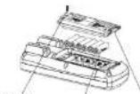 Uni-T UT715 - Install or replace the battery (Figure 29) - 1