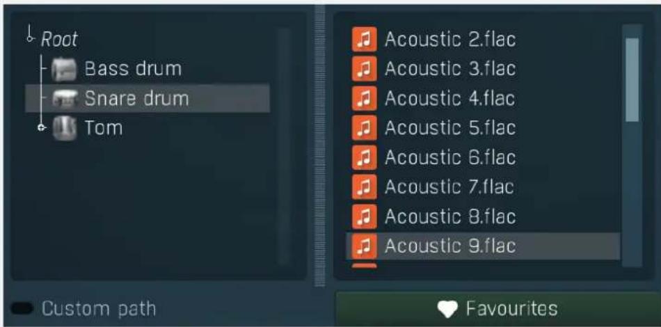 Root Bass drum Snare drum Tom Acoustic 2.flac Acoustic 3.flac Acoustic 4.flac Acoustic 5.flac Acoustic 6.flac Acoustic 7.flac Acoustic 8.flac Acoustic 9.flac Custom path Favourites