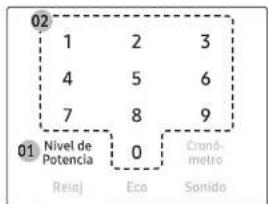 SAMSUNG MS54M8000AG - Nivel de potencia - 1