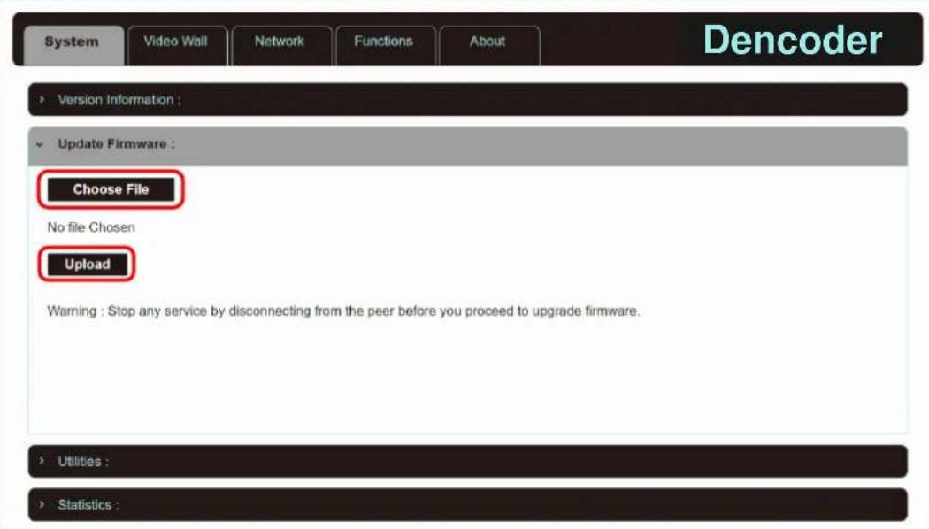 Lumens OIP-D40E - System – Upgrade the Firmware - 1