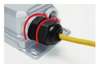 Planet IPOE-175S - Connecting Waterproof Cable Kit to the Outdoor PoE Splitter - 7