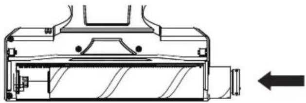 KENMORE DS6025 - To Remove and Re-assemble Brush Roll for Manual Cleaning: - 2