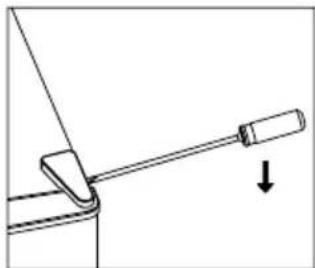 CUISINART CCF-27 - REVERSING THE DOOR - 1