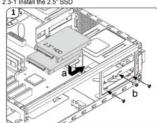COOLER MASTER Mini 210 - 2.3-1 Install the 2.5" SSD - 1