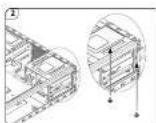 COOLER MASTER Mini 210 - 2.3-4 install the 2.5" devices / internal card reader - 2