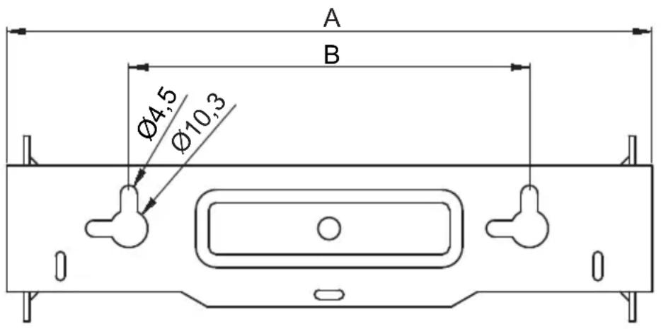 A B Ø4,5 Ø10,3