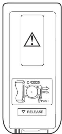 CR2025 OPEN PUSH RELEASE