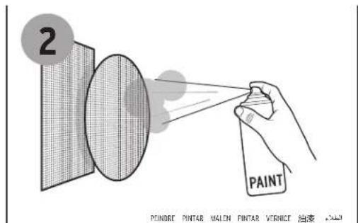 2 PAINT PODRE PINTAR MALEN PINTAR VIGNICE 油漆