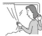 HITACHI RAK-BH18PCAST - Install curtain or blinds - 1