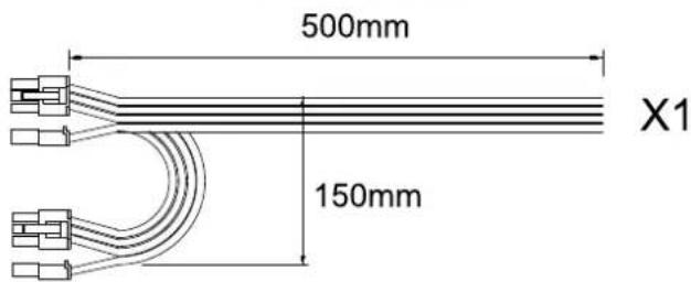 500mm 150mm X1